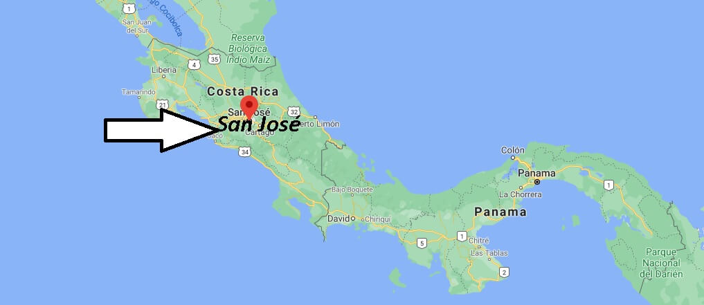 Où se situe San José