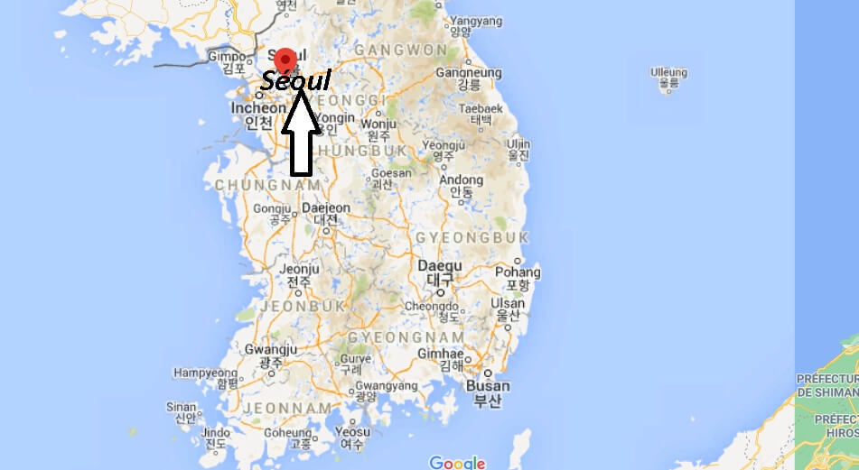 Où se situe Séoul