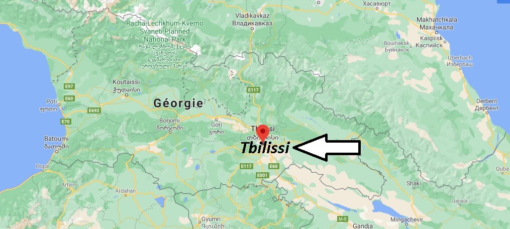 Où se situe Tbilissi
