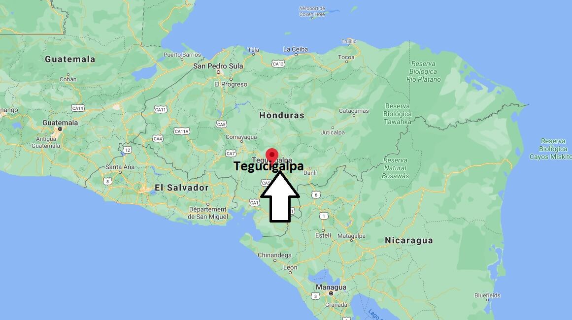 Où se situe Tegucigalpa