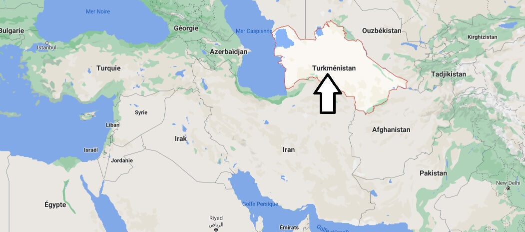 Où se situe Turkménistan