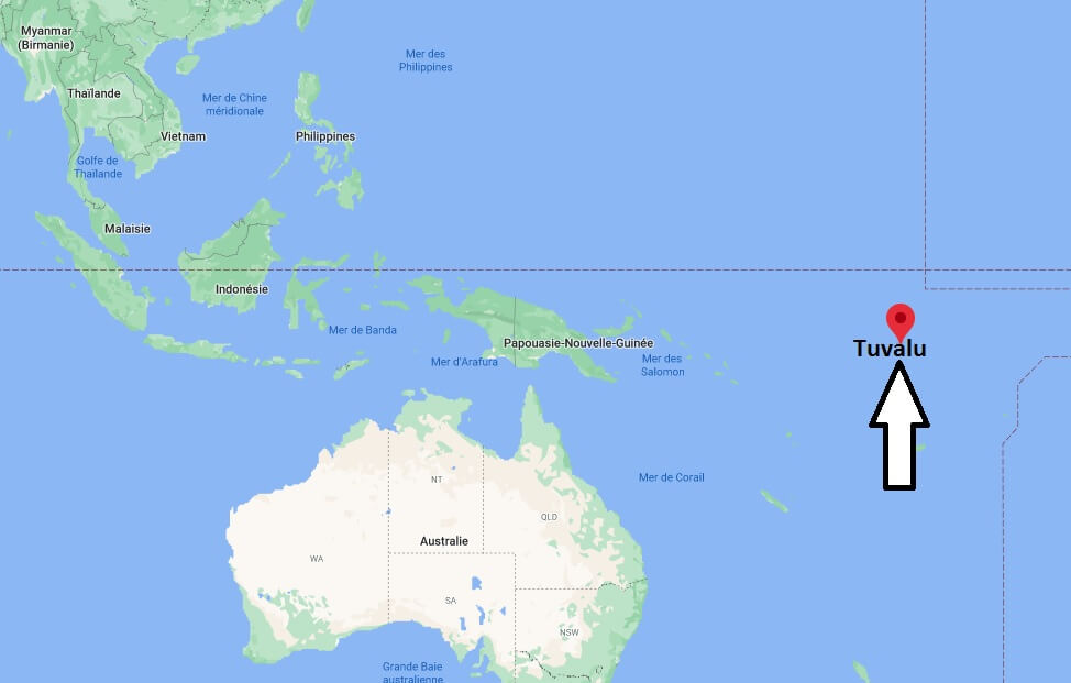 Où se situe Tuvalu