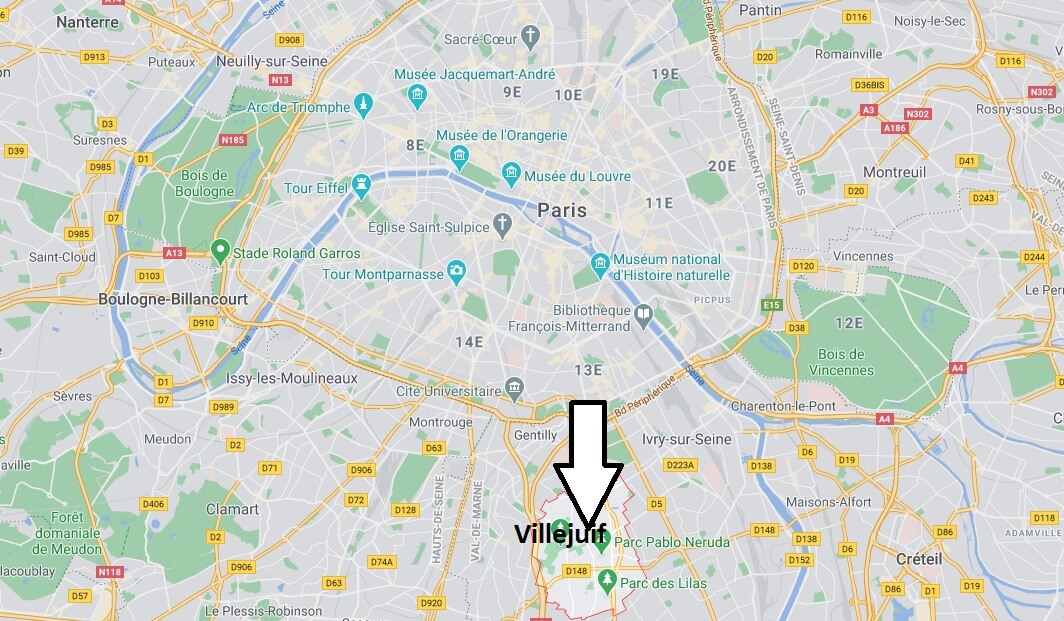 Où se situe Villejuif (Code postal 94800)