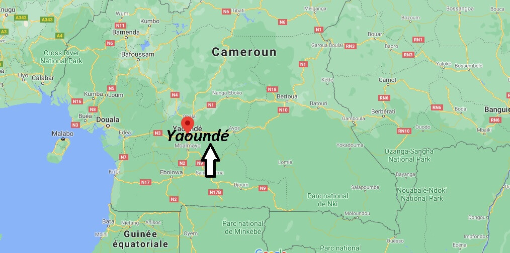 Où se situe Yaoundé
