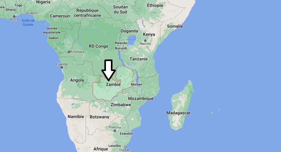 Où se situe Zambie