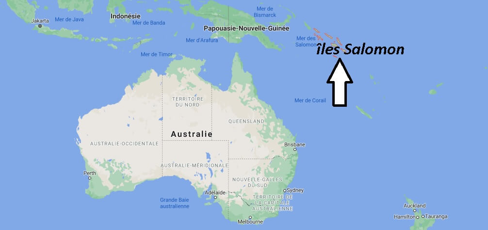 Où se situe îles Salomon