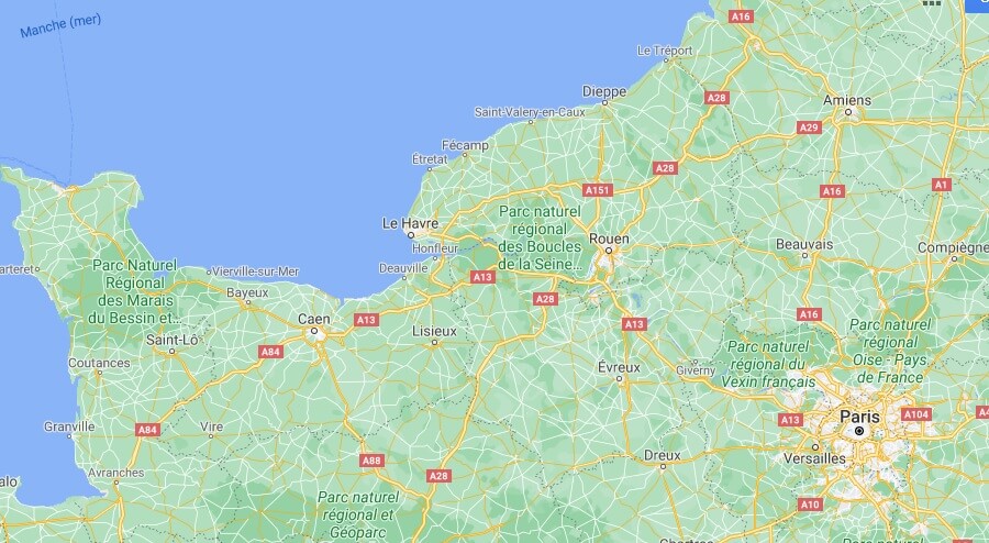 Où se situe la Haute-Normandie