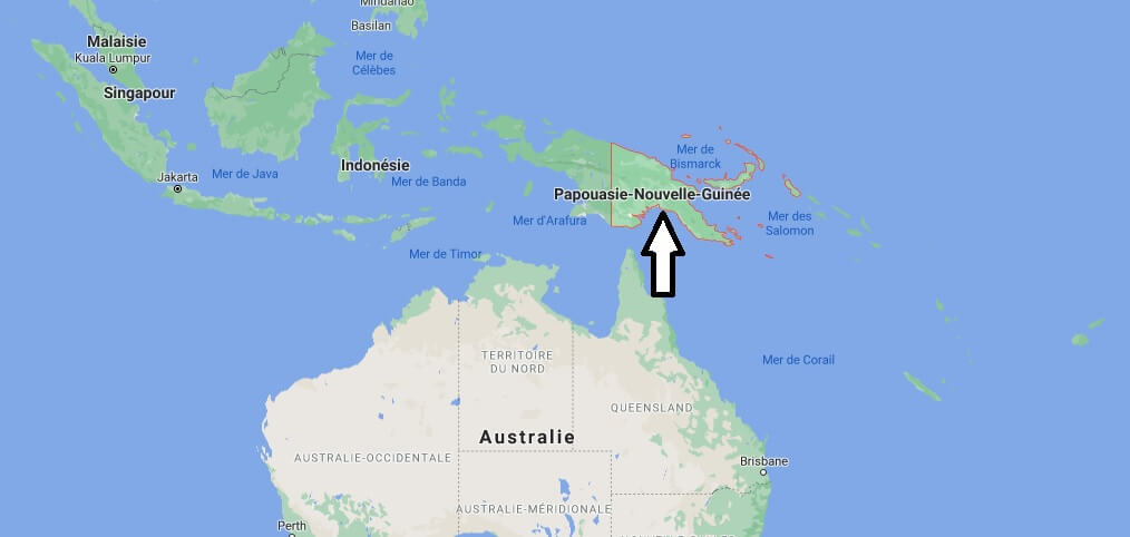 Où se situe la Papouasie Nouvelle Guinée