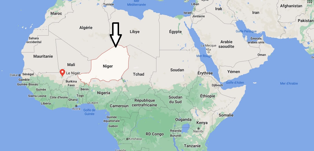Où se situe le Niger