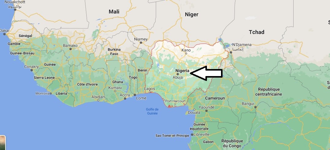 Où se situe le Nigéria
