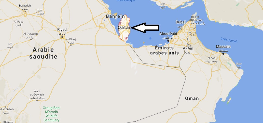 Où se situe le Qatar