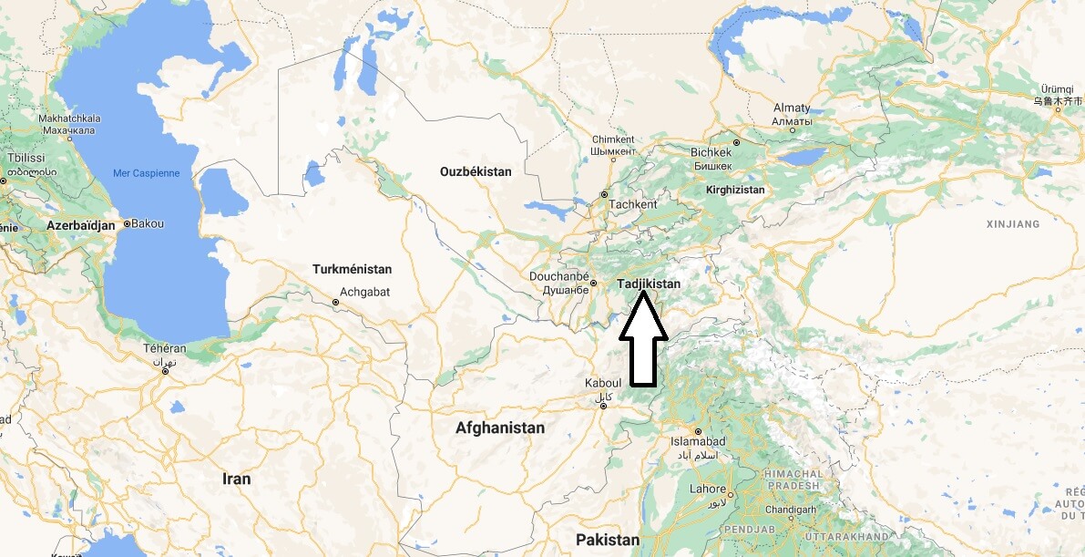 Où se situe le Tadjikistan