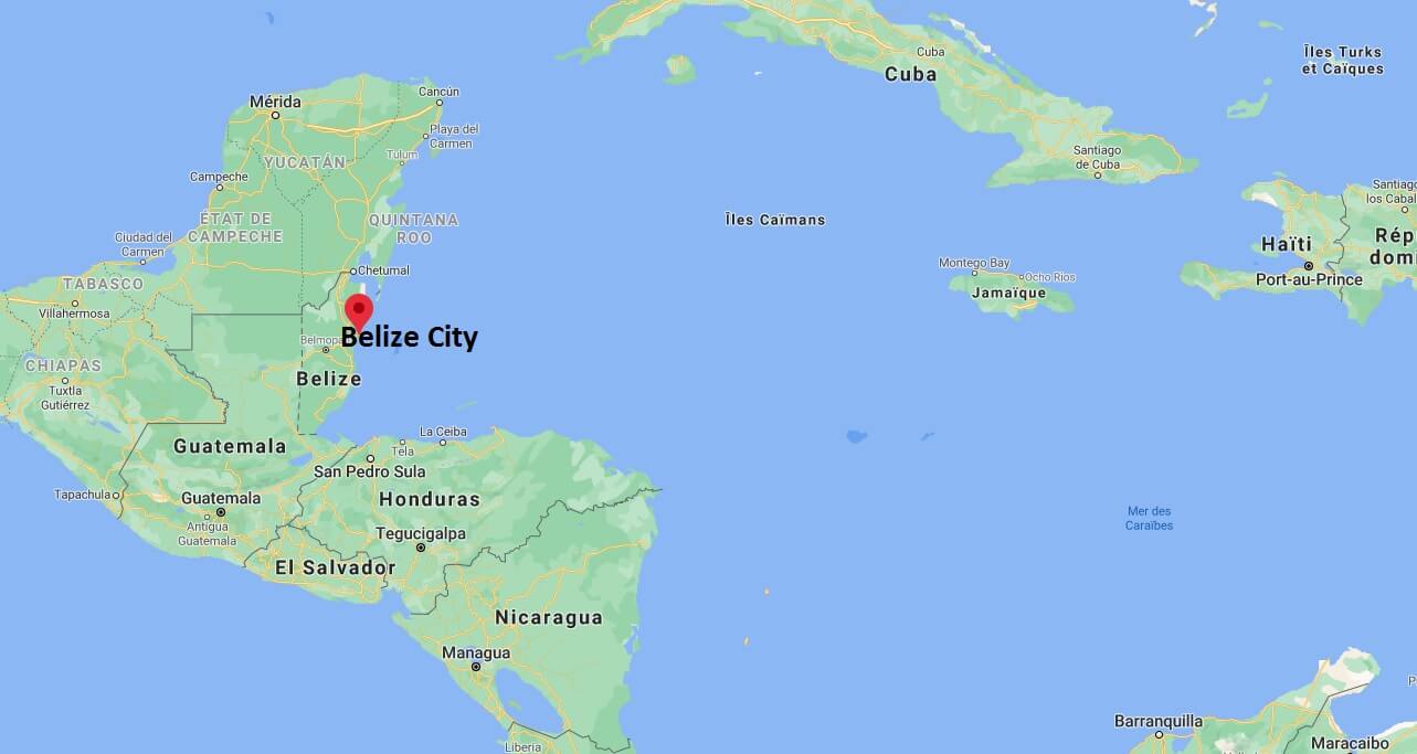 Où se trouve Belize City