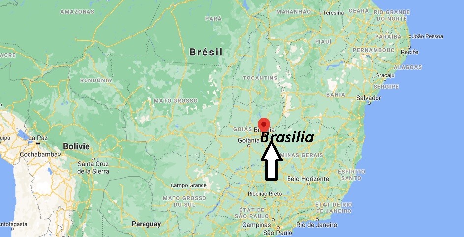 Où se trouve Brasilia