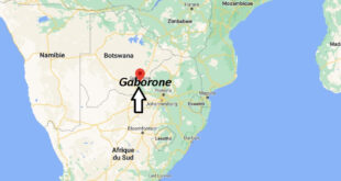 Où se trouve Gaborone