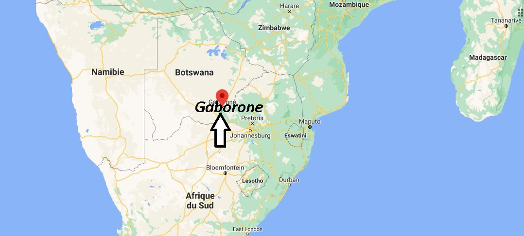 Où se trouve Gaborone