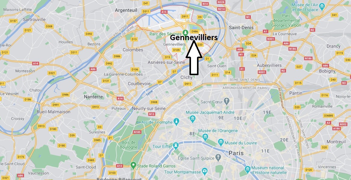 Où se trouve Gennevilliers