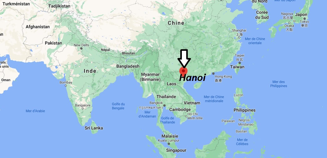 Où se trouve Hanoi