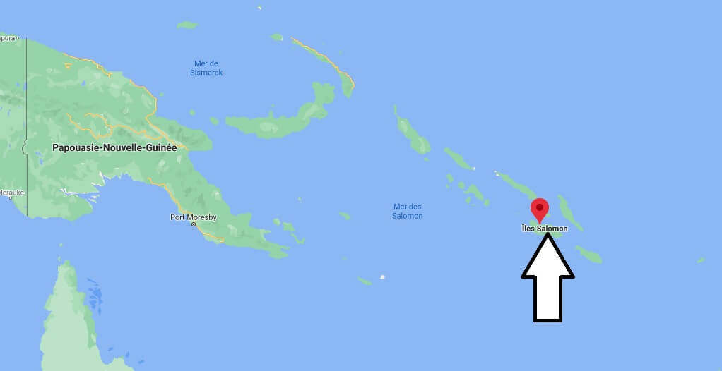 Où se trouve Honiara