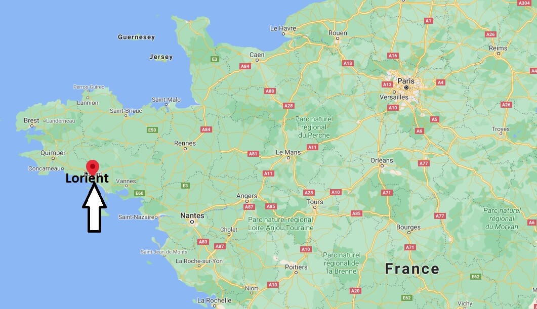 Où se trouve Lorient
