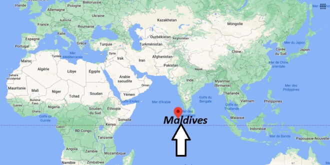 maldives carte du monde