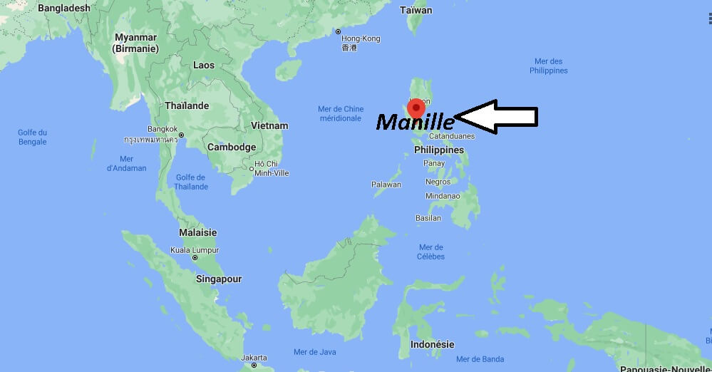 O  se  trouve  Manille O  se  situe Manille O  se  trouve 