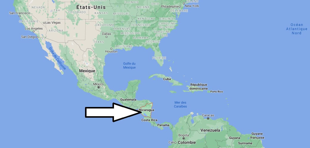 Où se trouve Nicaragua