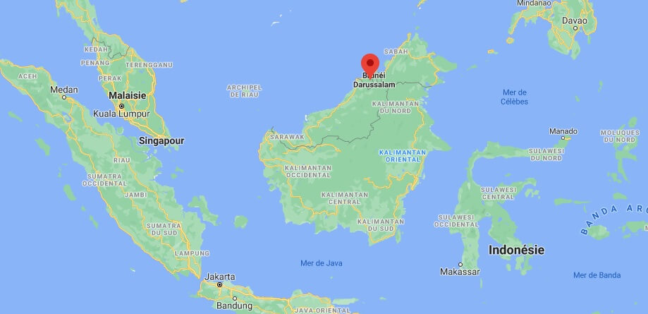Où se trouve Où se trouve le sultanat (Brunei)