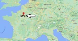 Où se trouve Paris sur la carte de France