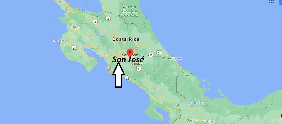 Où se trouve San José