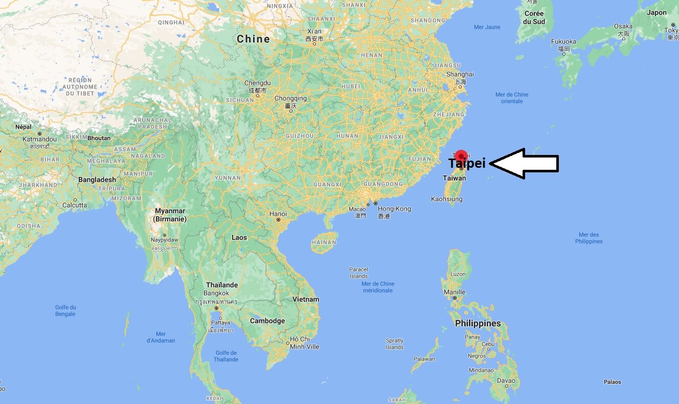 Où se trouve Taipei