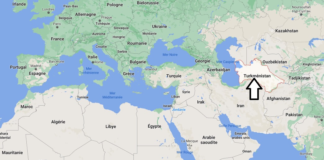 Où se trouve Turkménistan