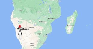 Où se trouve Windhoek