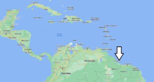 Où se trouve la Guyana