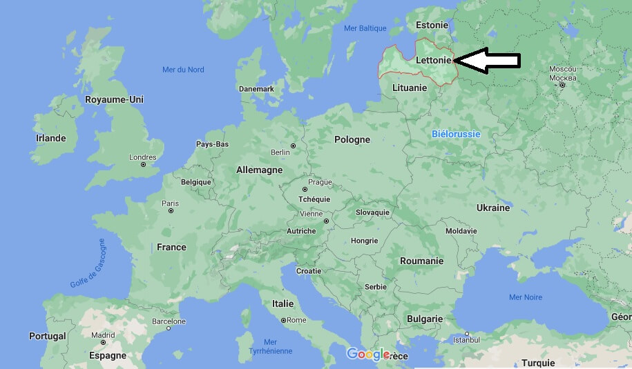 Où se trouve la Lettonie