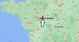 Où se trouve la ville Azay-le-Rideau