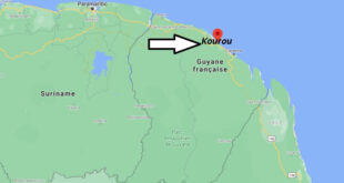 Où se trouve la ville Kourou