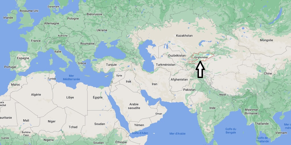 Où se trouve le Kirghizistan