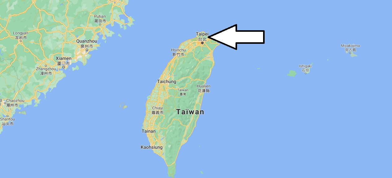 Quelle est la capitale de la Taïwan