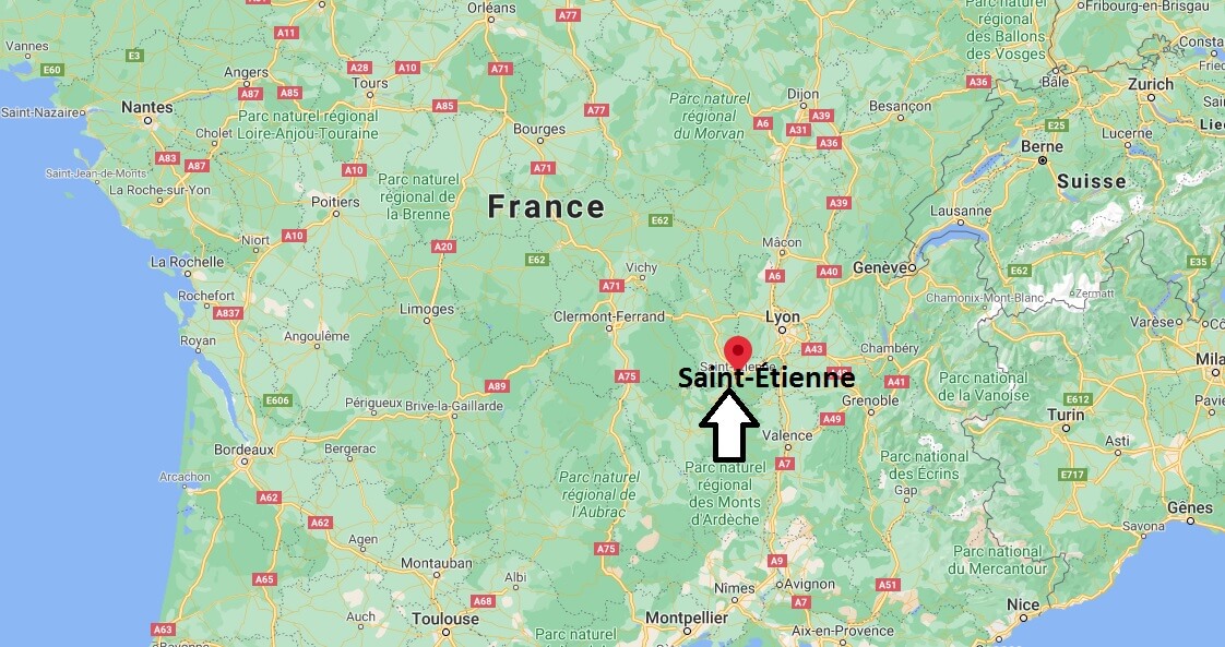 Dans quelle région se Saint-Étienne