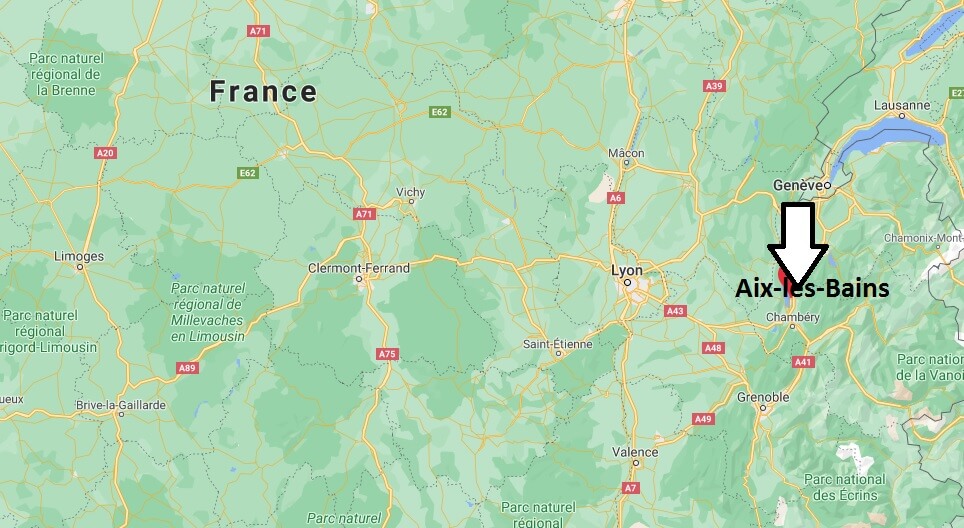 Où se situe Aix-les-Bains (Code postal 73008)