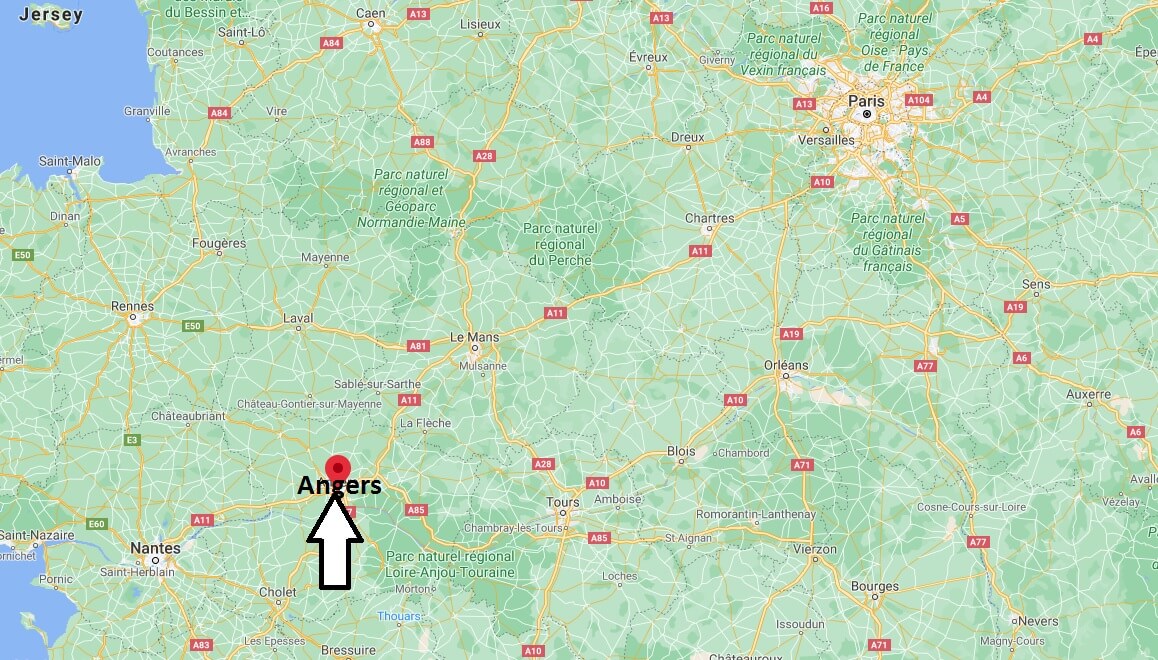 Où se situe Angers (Code postal 49000)