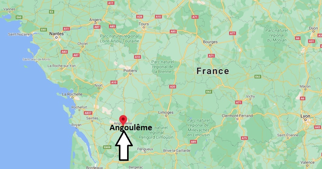 Où se situe Angoulême (Code postal 16015)