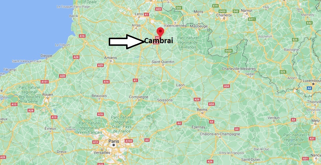 Où se situe Cambrai (Code postal 59122)