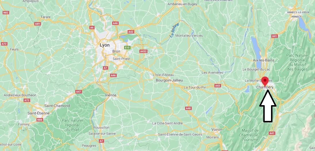 Où se situe Chambéry (Code postal 73000)