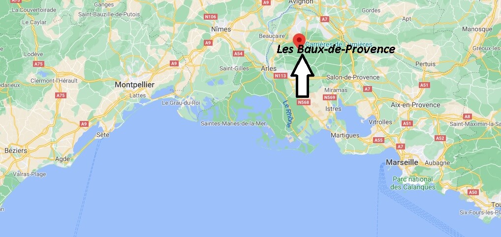 Où se situe Les Baux-de-Provence (Code postal 13520)