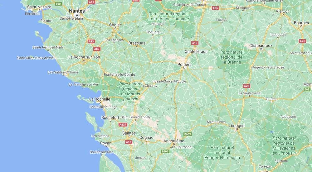 Où se situe Poitou-Charentes