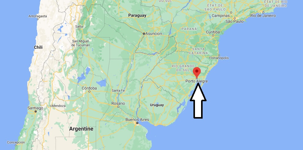 Où se situe Porto Alegre