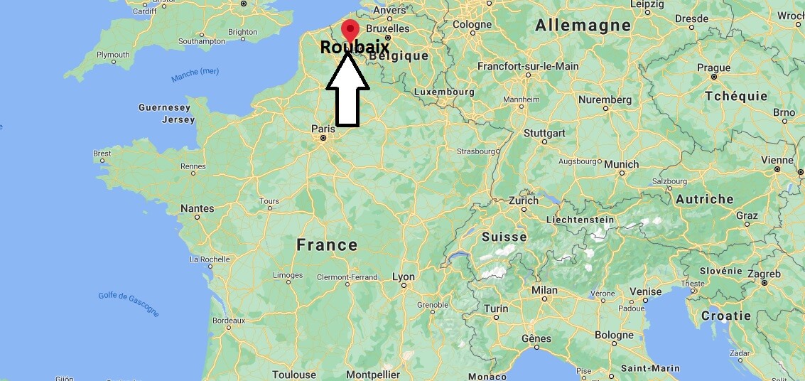 Où se situe Roubaix (Code postal 59100)