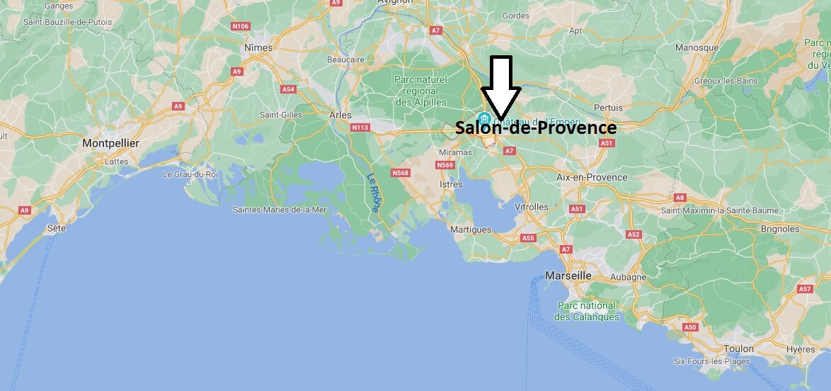 Où se situe Salon-de-Provence (Code postal 13103)